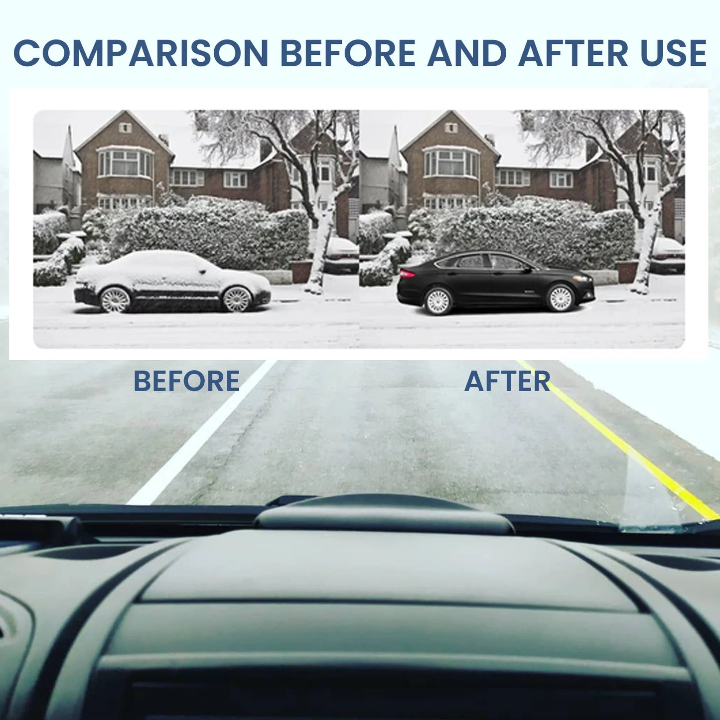 Car Deicing Instrument Electromagnetic Snow Removal Device Windshield Molecular Interference Antifreeze Instrument Defrosting