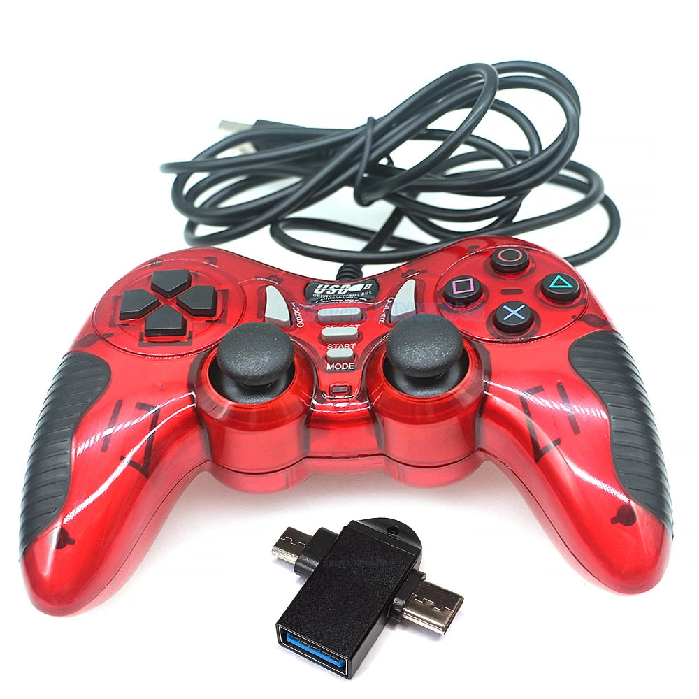 Wired USB Joypad Gamepad Handle For Game Controller Pc Android TV Box PS3 Android Joystick Retro Arcade Parts