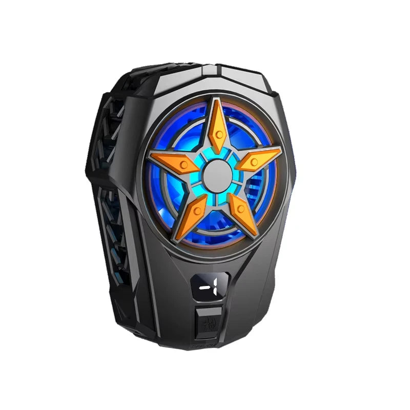 SL09 Phone Semiconductor Cooling Fan Radiator Portable 2 Gear Adjustable Digital Display Game Cooler for IOS Android Heat Sink
