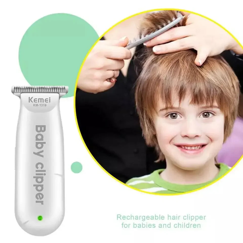 Kemei Rechargeable Electric Hair Clipper KM-1319 Baby Hair Trimmer Portable Household Hair Clipper