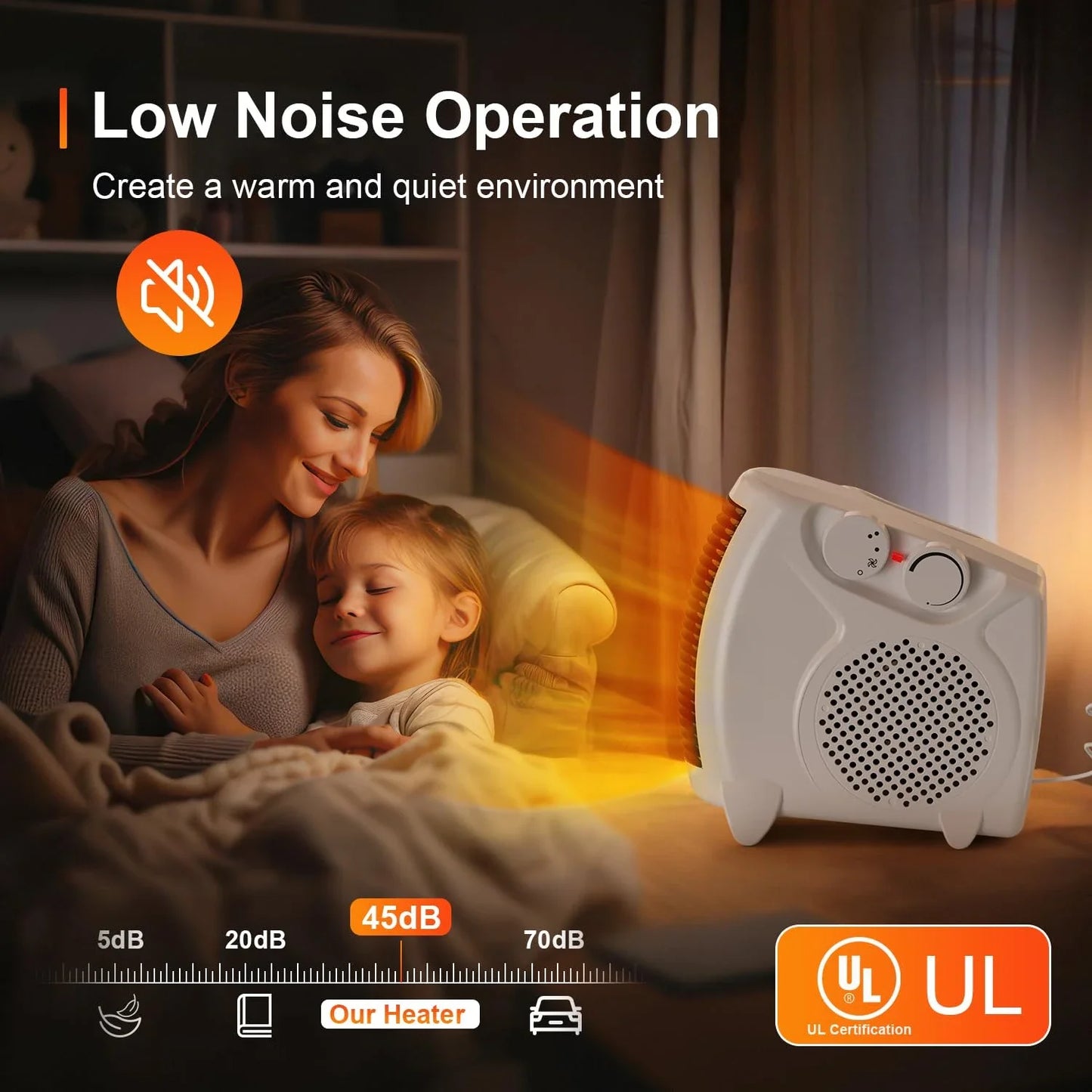 220V Winter Warmer Household Desktop Electric Heater Fan 3 Gear Adjustable Warm Air Blower Ripple Heating Machine Bedroom Office