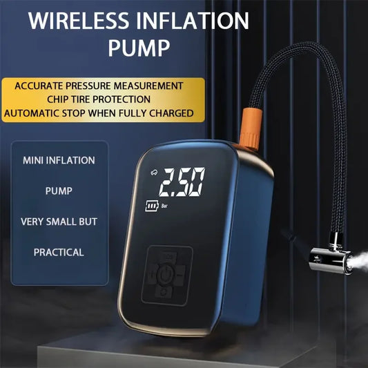 1pc Wireless Car Air Compressor Air Pump Electric Tire Inflator Pump for Motorcycle Bicycle Boat AUTO Tire Balls Inflatable