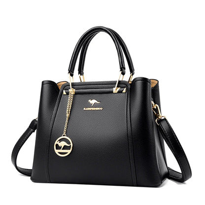 2025 Luxury Women Designer 3 Layers Shoulder Crossbody Sac Ladies Large Capacity Leather Handbags Shopper Brand Messenger Totes