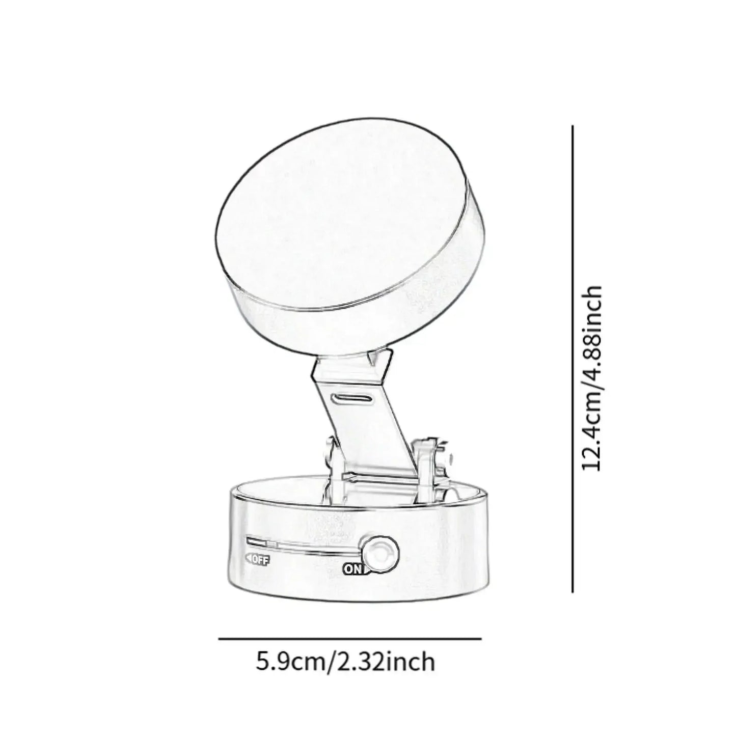 Generic Car Phone Holder Strong Vacuum Suction Simple Installation Phone Stand Phone Mount Adjustable Angle Professional