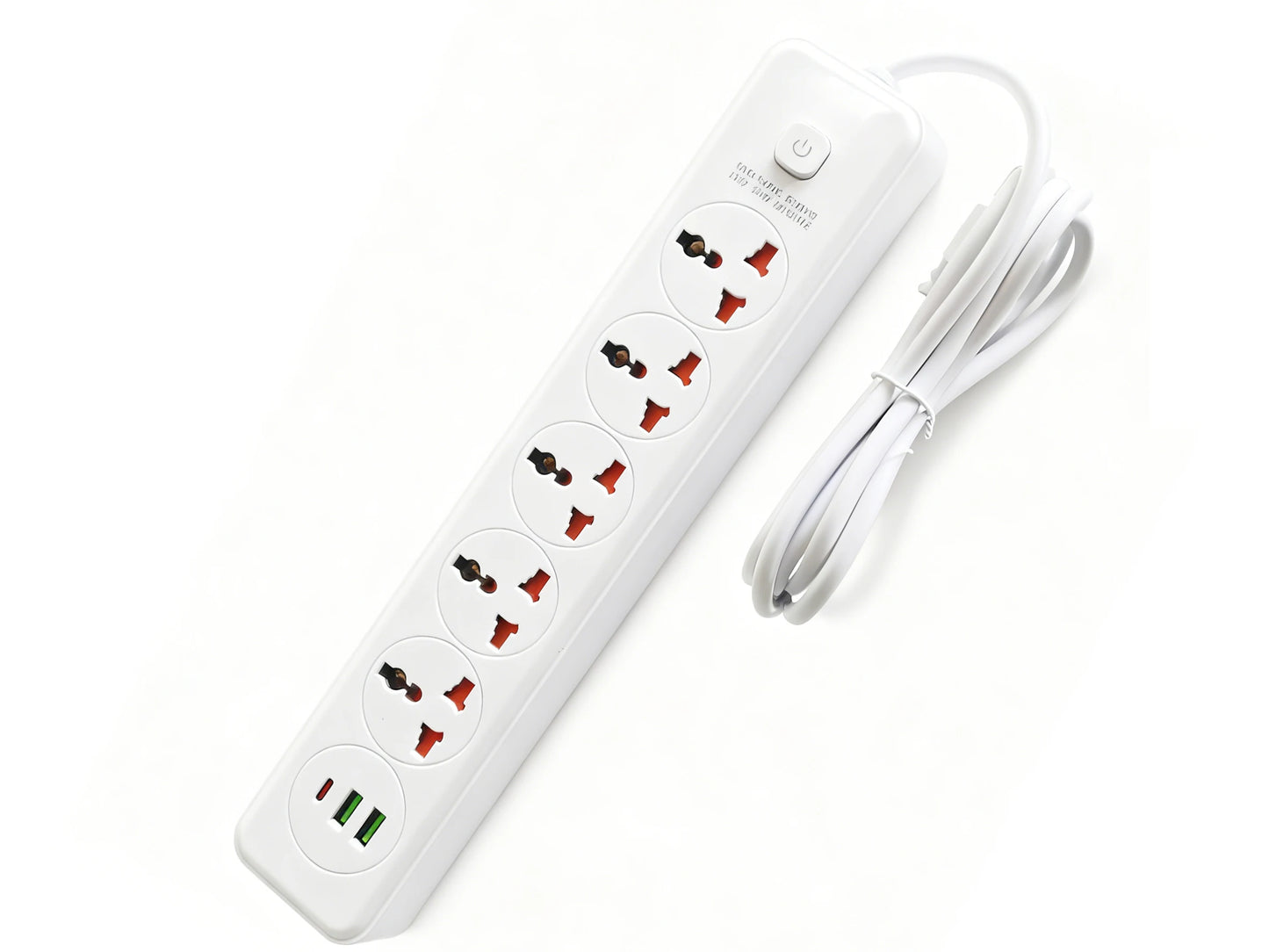 universal Power Strip Sockets EU/UK/US 3/4 Ouelets 3USB Ports Patch Board Safety Door Patch 110v 220v Black/white Pop Socket