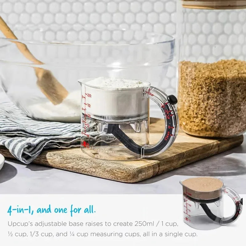 New 1-in-all Adjustable Measuring Cup