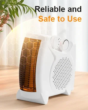 220V Winter Warmer Household Desktop Electric Heater Fan 3 Gear Adjustable Warm Air Blower Ripple Heating Machine Bedroom Office