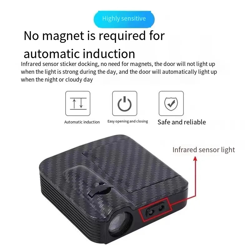 Sailor Moon Car Welcome Light Anime Projector Lamp Car Decoration Floor Lamp Motorcycle Atmosphere Lights Cute Accessory Gift