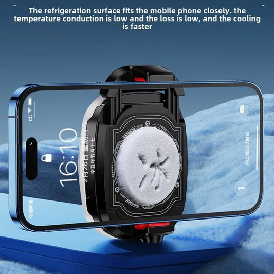 2025 TL16 Magnetic Phones Cooler Back-Clip 2 in 1 Game Cooler Semiconductor Fast Phone Cooling Fan for IOS Android Phone