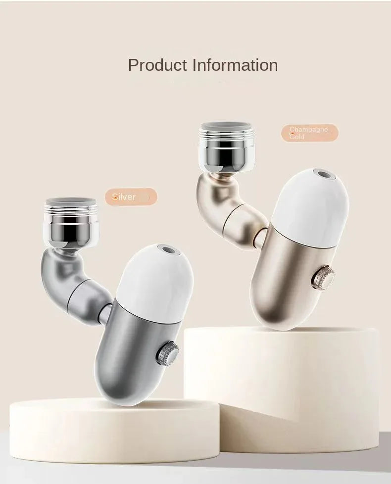 Universal swivel faucet extender Multi-function anti-splash adapter Face wash foaming filter basin water nozzle